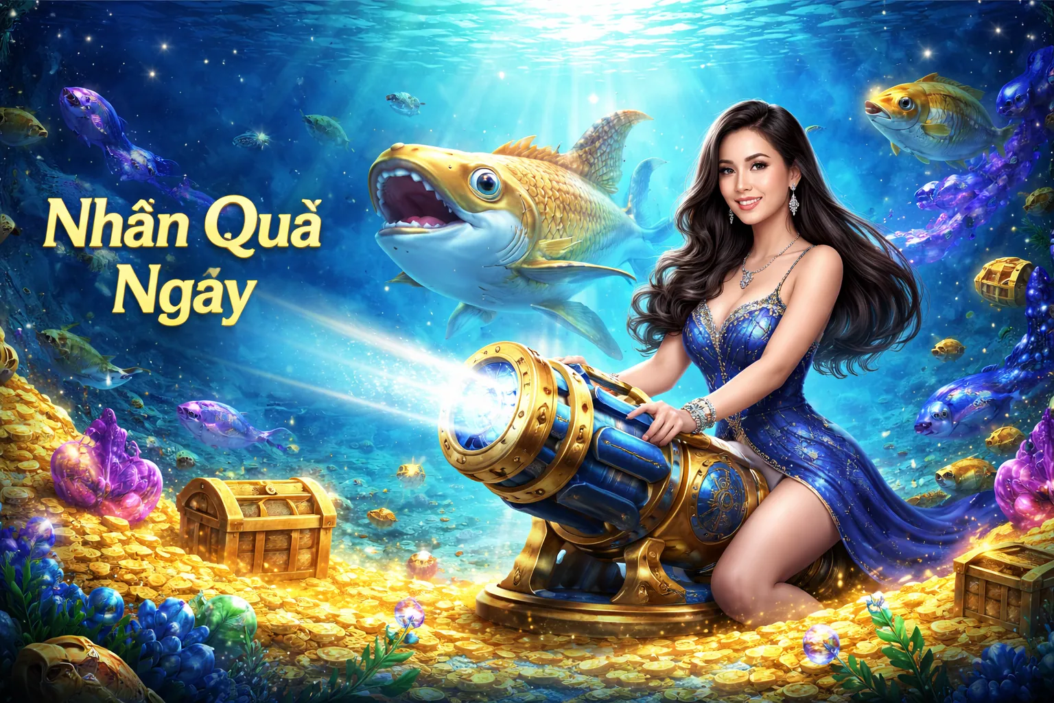 Trò chơi bắn cá đổi thưởng với đồ họa 3D sống động